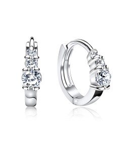 CZ Stone Huggies Earring STHG-02